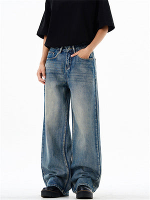 Liber Summer Men's Zipper decoration Jeans