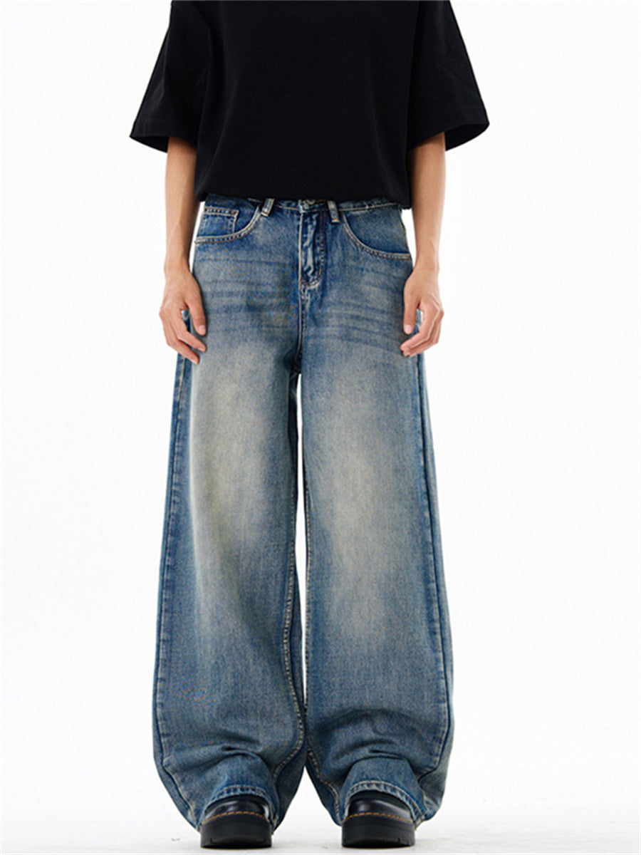 Liber Summer Men's Zipper decoration Jeans