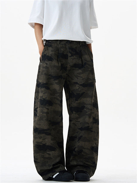 Liber Summer Men's Pocket decoration Camouflage Casual Pants