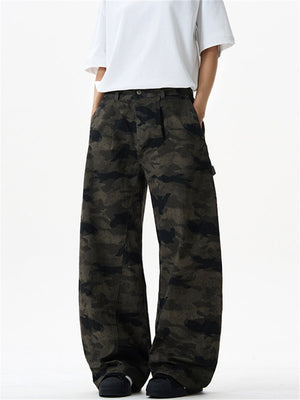 Liber Summer Men's Pocket decoration Camouflage Casual Pants