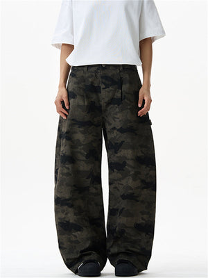 Liber Summer Men's Pocket decoration Camouflage Casual Pants