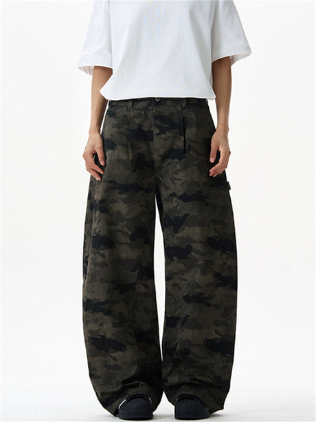 Liber Summer Men's Pocket decoration Camouflage Casual Pants