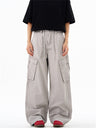 Liber Summer Men's Multiple pockets Solid Color Pants