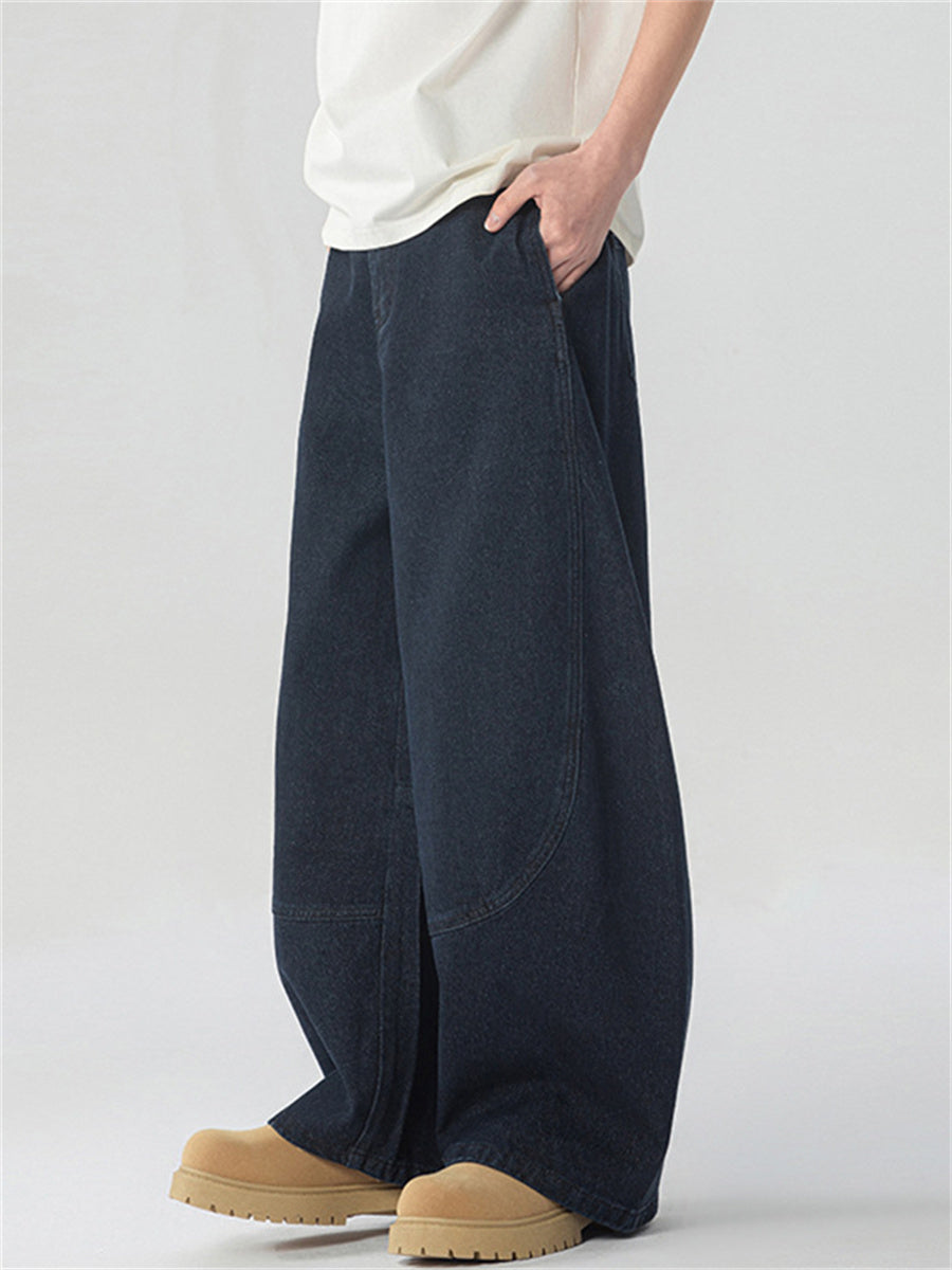 Liber Summer Men's Pocket decoration Jeans