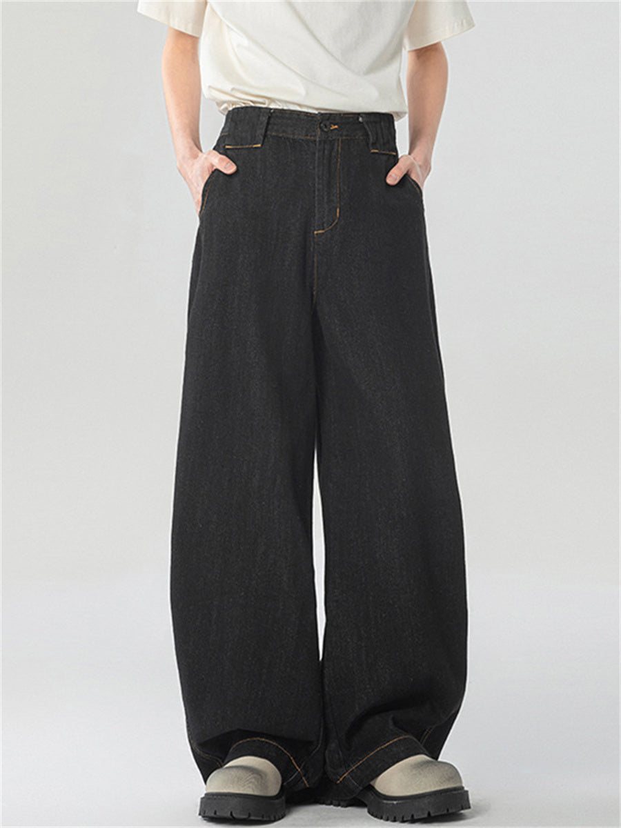 Liber Summer Men's Pocket decoration Jeans