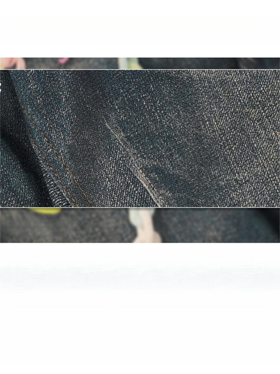 Liber Summer Men's Printed Jeans