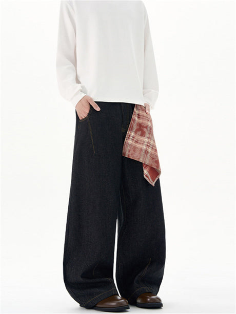 Liber Summer Men's Pocket decoration Jeans