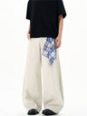 Liber Summer Men's Pocket decoration Solid Color Pants
