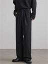 Liber SS Men's Pleated Korean Style Trousers