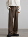 Liber SS Men's Pleated Korean Style Trousers