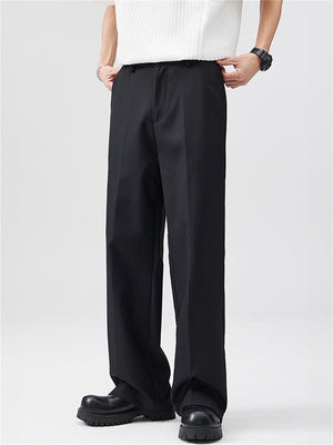 Liber Summer Men's Pocket decoration Solid Color Pants
