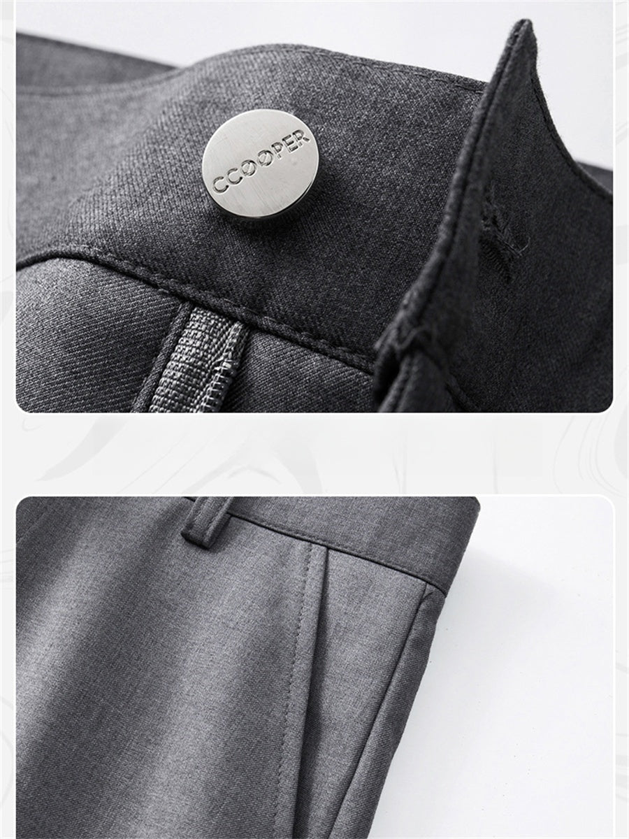 Liber Summer Men's Pocket decoration Solid Color Pants