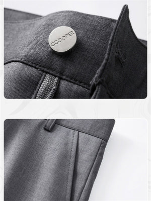Liber Summer Men's Pocket decoration Solid Color Pants