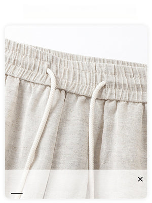 Liber Summer Men's Pocket decoration Stripes Pants