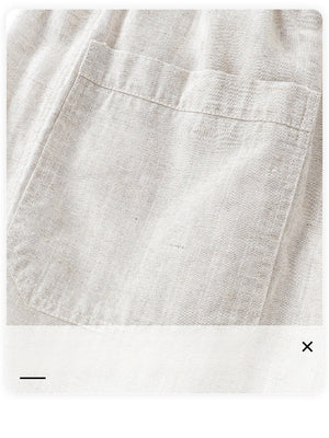 Liber Summer Men's Pocket decoration Stripes Pants
