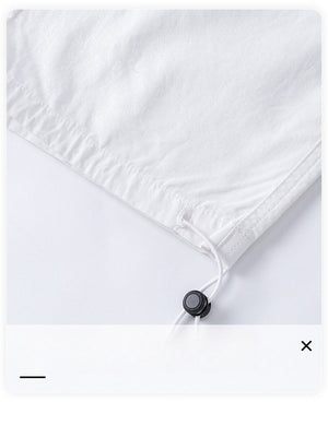 Liber Summer Men's Pocket decoration Solid Color Pants