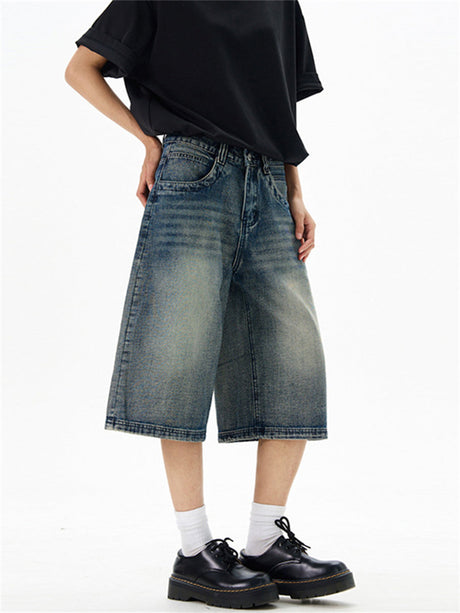 Liber Summer Men's Pocket decoration Jeans
