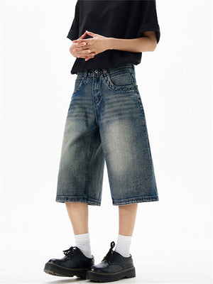 Liber Summer Men's Pocket decoration Jeans