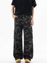 Liber Summer Men's Pocket decoration Camouflage Cargo Trousers