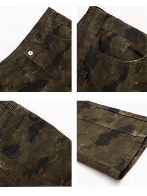 Liber Summer Men's Multiple pockets Jeans