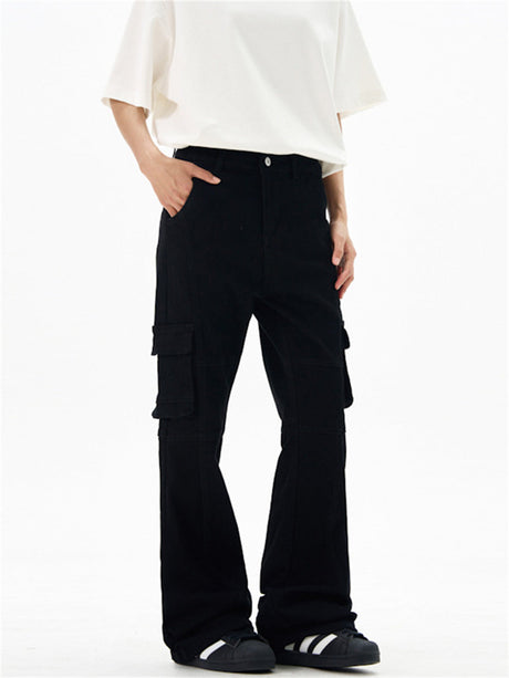 Liber Summer Men's Multiple pockets Jeans