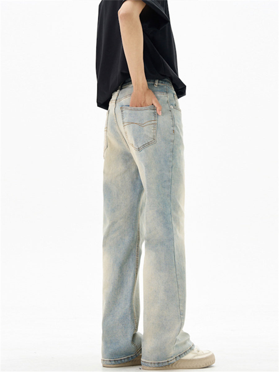 Liber Summer Men's Pocket decoration Jeans