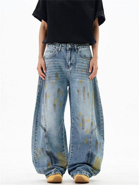 Liber Summer Men's Pocket decoration Jeans
