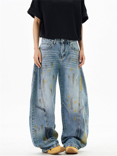 Liber Summer Men's Pocket decoration Jeans