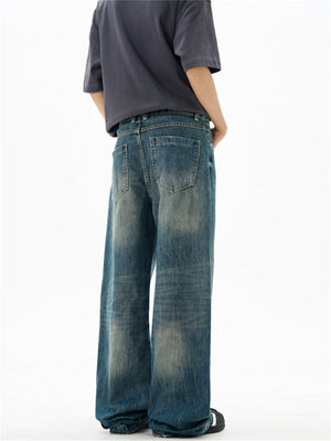 Liber Summer Men's Pocket decoration Jeans
