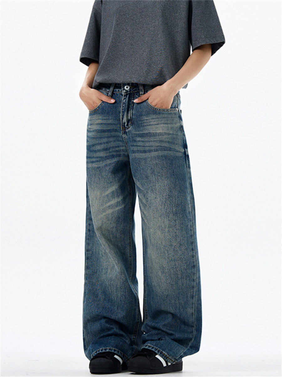 Liber Summer Men's Pocket decoration Jeans