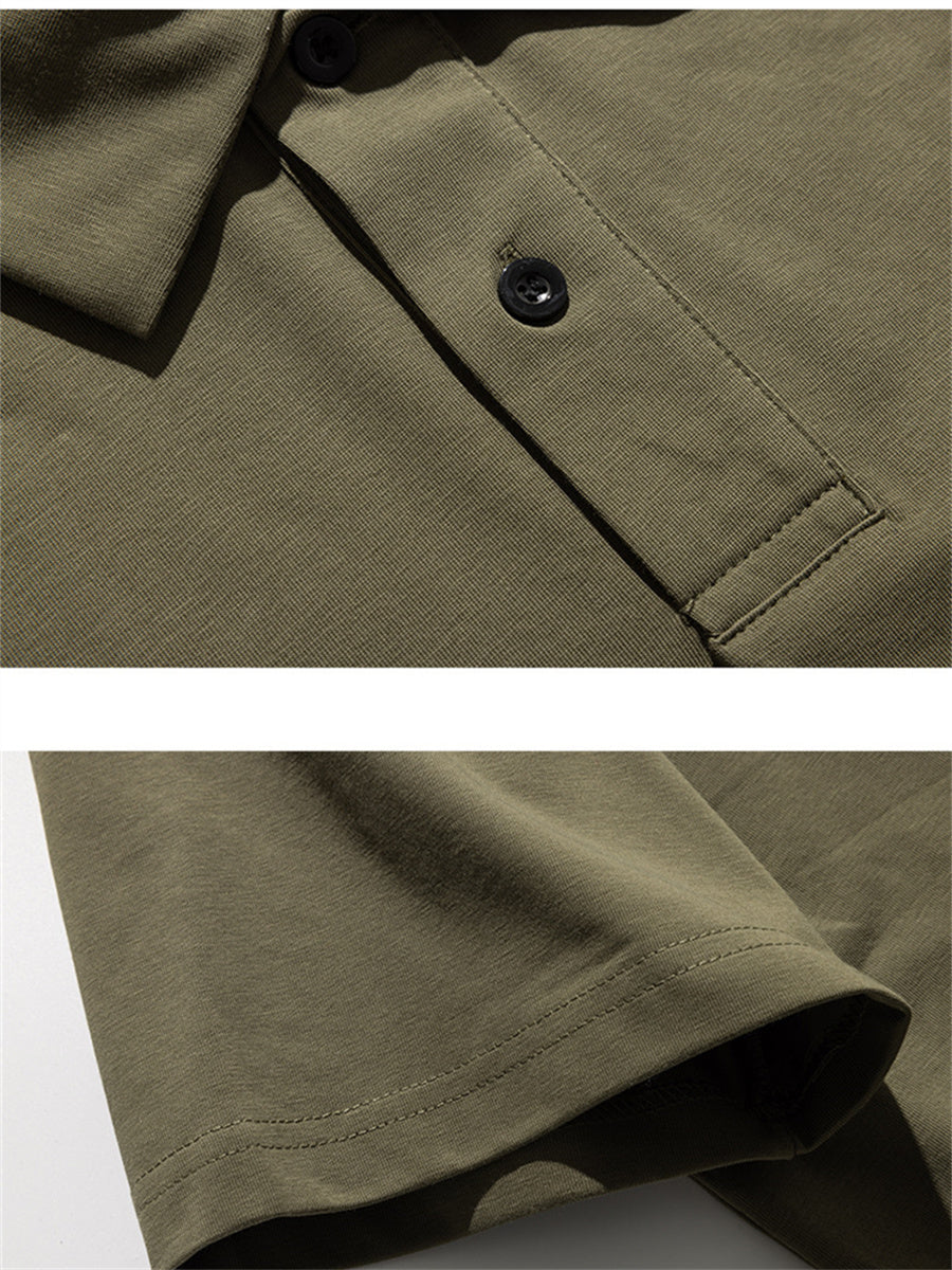 Liber SS Men's Cool Antibacterial Polo Shirt