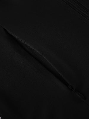 Liber Autumn Women's Hooded Zipper Solid Color Sportswear