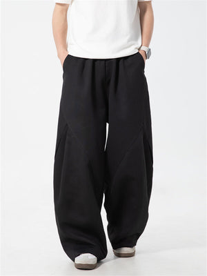 Liber SS Men's Solid Pocket Fabric Paneled Trousers