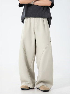 Liber SS Men's Solid Pocket Fabric Paneled Trousers