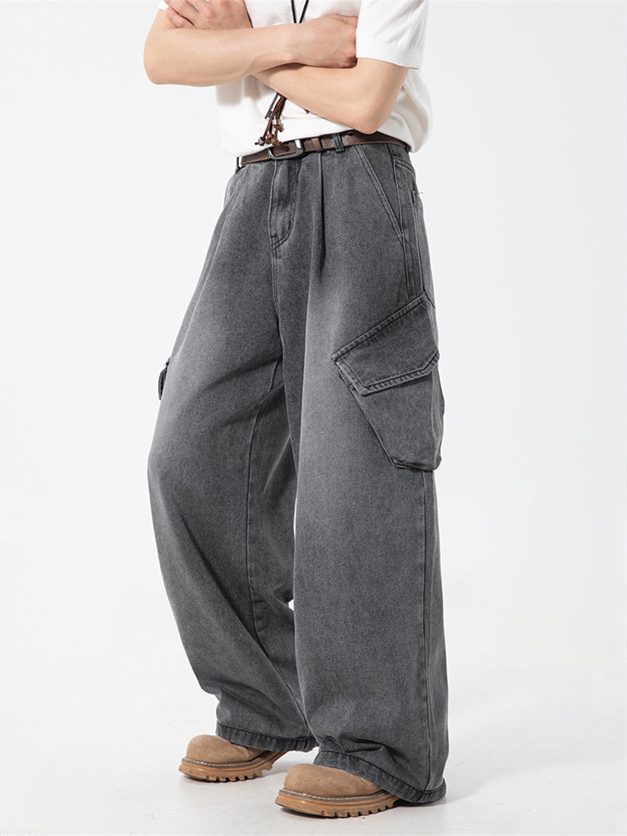 Liber SS Men's Pocket Vintage Washed Trousers