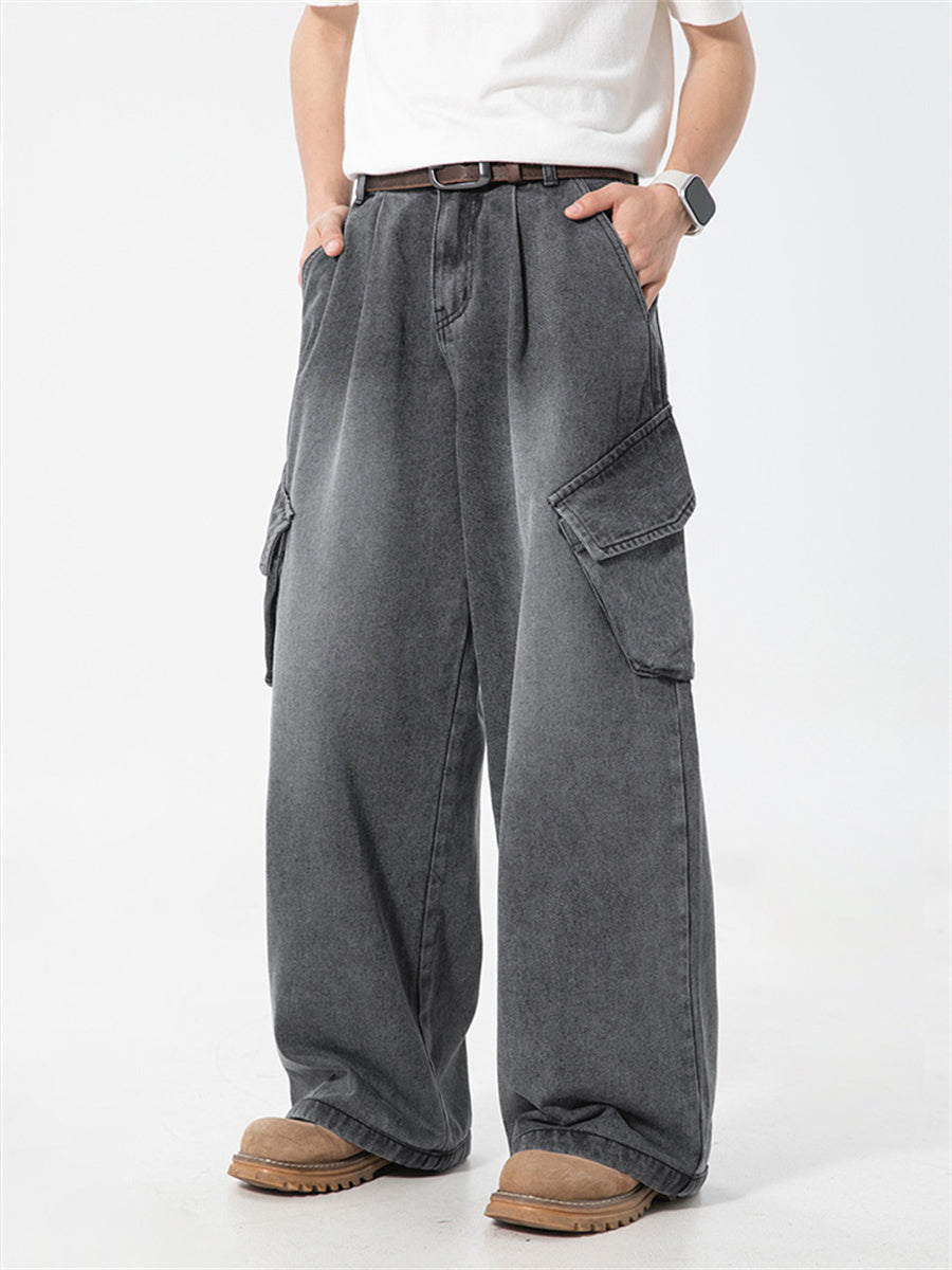 Liber SS Men's Pocket Vintage Washed Trousers