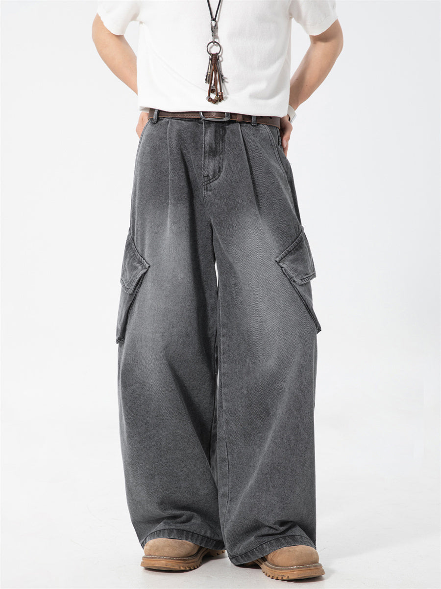 Liber SS Men's Pocket Vintage Washed Trousers