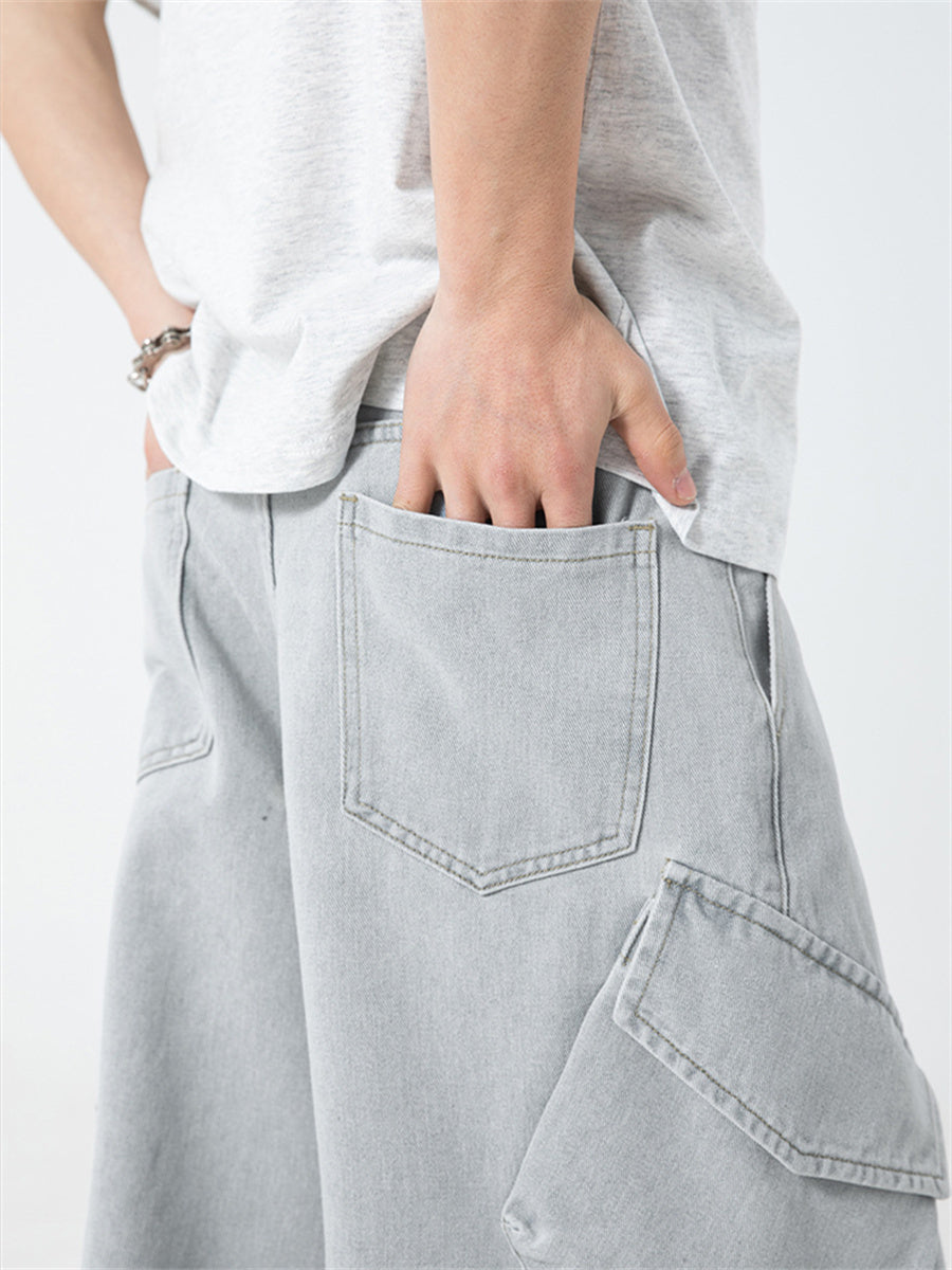 Liber SS Men's Pocket Vintage Washed Trousers