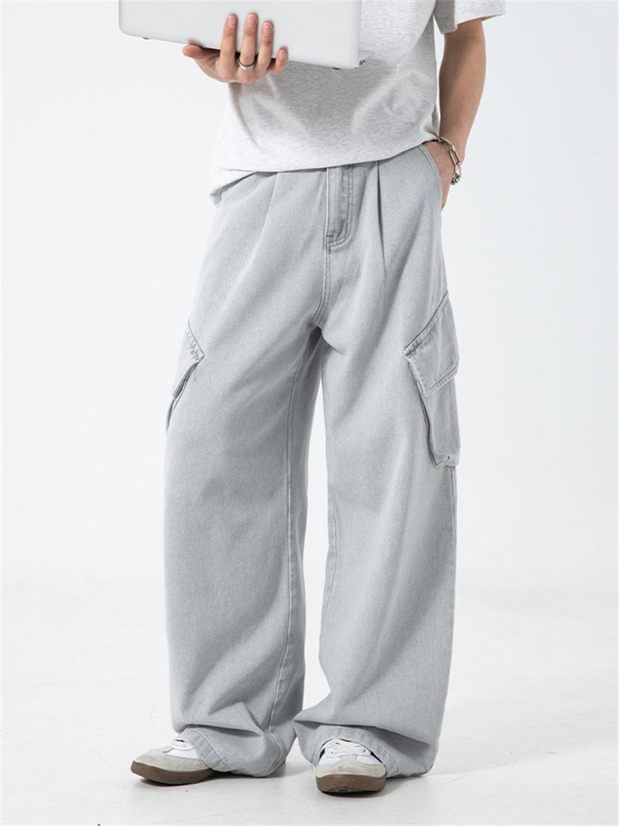 Liber SS Men's Pocket Vintage Washed Trousers