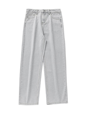 Liber SS Men's Solid Denim Vintage Washed Trousers