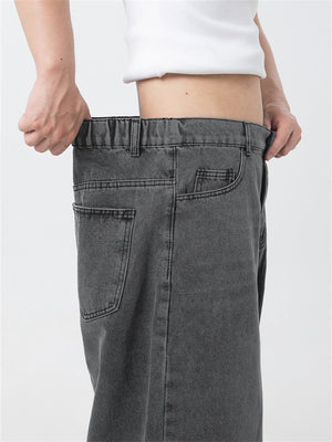 Liber SS Men's Solid Denim Vintage Washed Trousers