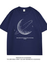 Liber Summer Men's Printed Cartoon Hood T-shirts