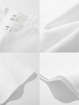 Liber Summer Men's Printed Cartoon Hood T-shirts