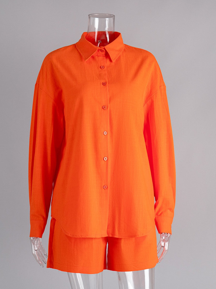 Liber SS Women's Linen Two-Piece Set