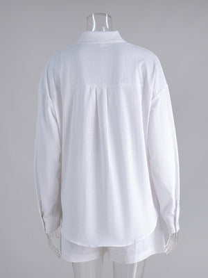 Liber SS Women's Linen Two-Piece Set