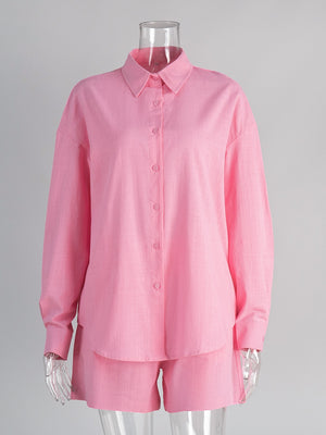 Liber SS Women's Linen Two-Piece Set
