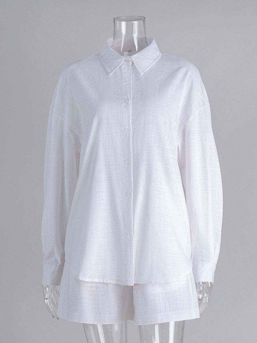 Liber SS Women's Linen Two-Piece Set