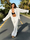 Liber SS Women's Linen Two-Piece Set