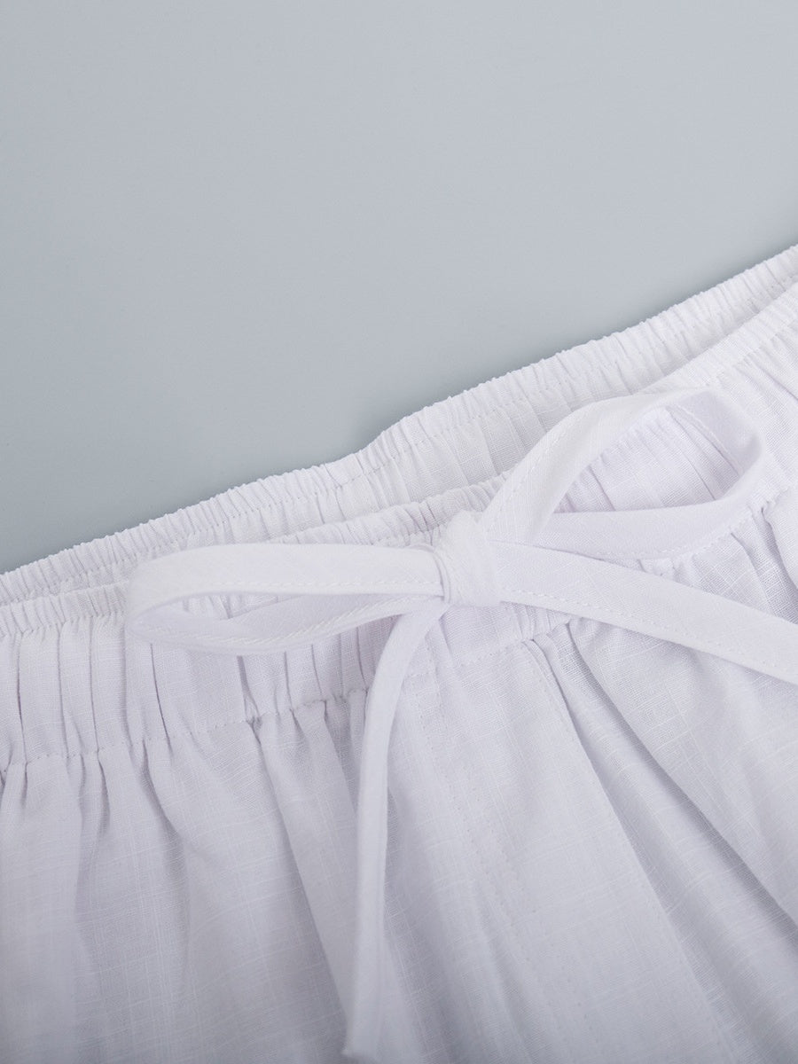 Liber SS Women's Linen Two-Piece Set