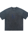 Liber Summer Men's Printed Letter Hood T-shirts